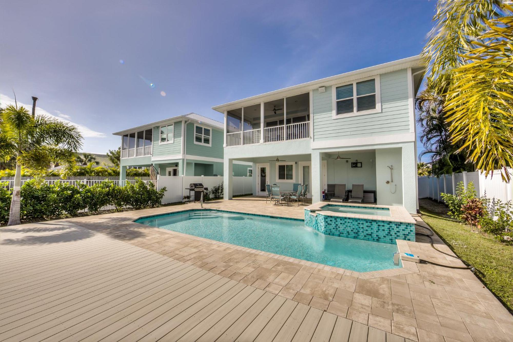 Waterfront - Nestled On The Bay, Heated Pool And Spa - Tidewater - Roelens Villa Fort Myers Beach Exterior foto