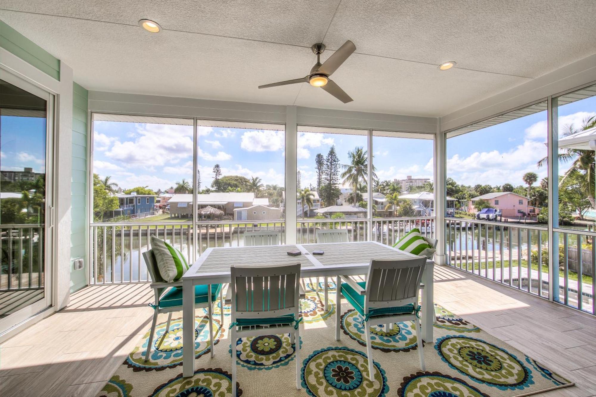 Waterfront - Nestled On The Bay, Heated Pool And Spa - Tidewater - Roelens Villa Fort Myers Beach Exterior foto